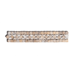 Bordura Mozaic Travertin Cod 600 5.5 x 30 x 1 cm