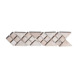 Bordura Mozaic Travertin Cod 601 6.7 x 30 x 1 cm