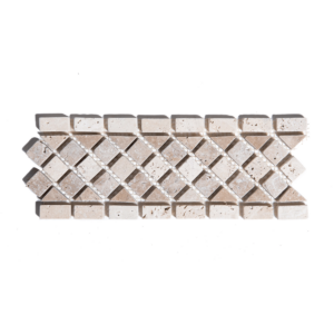 Bordura Mozaic Travertin Medium Light 11 x 27.7 x 1 cm