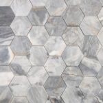 Mozaic Marmura Fume Hexagon Slefuit 10 x 1 cm