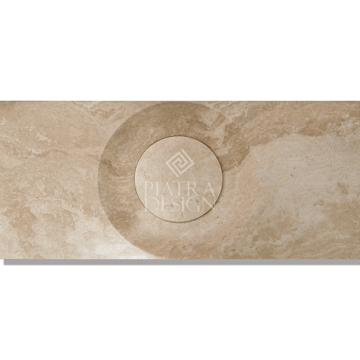 Lavoar Travertin Light KML075 45 x 100 x 10 cm Lavoar Travertin Light KML075 45 x 100 x 10 cm