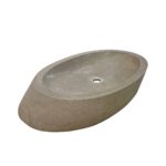 Lavoar Travertin Noce KML038 50 x 85 x 10 cm - imagine 2