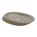 Lavoar Travertin Noce KML038 50 x 85 x 10 cm - imagine 3