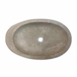 Lavoar Travertin Noce KML038 50 x 85 x 10 cm - imagine 4