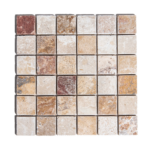 Mozaic Travertin Antique Antichizat 4.8 x 4.8 x 1 cm