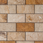 Mozaic Travertin Antique Lustruit 4.8 x 10 x 1 cm