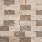 Mozaic Travertin Classic Noce Scapitat 2.3 x 4.8 x 1 cm
