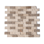 Mozaic Travertin Classic Noce Scapitat 2.3 x 4.8 x 1 cm