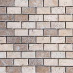Mozaic Travertin Classic Noce Antichizat 2.3 x 4.8 x 1 cm
