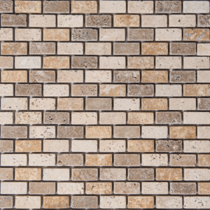 Mozaic Travertin Classic Noce Yellow Antichizat 1.5 x 3.2 x 1 cm