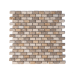 Mozaic Travertin Classic Noce Yellow Antichizat 1.5 x 3.2 x 1 cm
