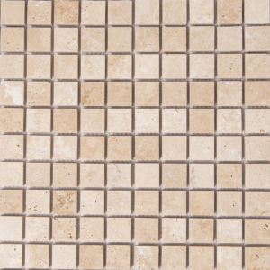 Mozaic Travertin Classic Lustruit 2.3 x 2.3 x 1 cm