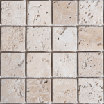 Mozaic Travertin Classic Antichizat 4.8 x 4.8 x 1 cm