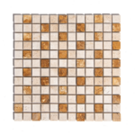 Mozaic Travertin Classic Yellow Lustruit 2.3 x 2.3 x 1 cm