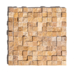 Mozaic Travertin Golden Scapitat 2.5 x 2.5 x 1.5 cm
