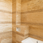 Mozaic Travertin Noce Lustruit 2.3 x 2.3 x 1 cm