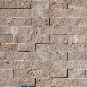 Mozaic Travertin Noce Scapitat 2.3 x 4.8 x 1 cm