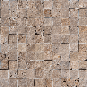 Mozaic Travertin Noce Antichizat 2.3 x 2.3 x 1 cm