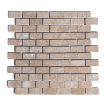 Mozaic Travertin Noce Antichizat 4.8 x 4.8 x 1 cm