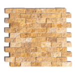 Mozaic Travertin Saffron Scapitat 2.3 x 4.8 x 1 cm