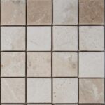 Mozaic Marmura Burdur Bej Lustruit 3.2 x 3.2 x 1 cm - imagine 3