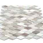 Mozaic Marmura Goldenval Long Hexagon Lustruit 6 x 13 x 1 cm - imagine 5