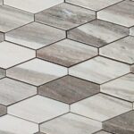 Mozaic Marmura Goldenval Long Hexagon Lustruit 6 x 13 x 1 cm - imagine 10