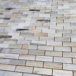 Mozaic Marmura Goldenval Lustruit 2.5 x 7.5 x 1 cm