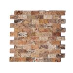Mozaic Travertin Scabas Scapitat 2.5 x 5 x 1 cm - imagine 2