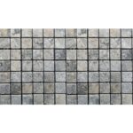 Mozaic Travertin Silver Antichizat 2.3 x 2.3 x 1 cm - imagine 2