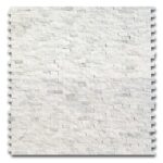 Mozaic Marmura White Scapitat 2.3 x 4.8 x 1 cm - imagine 4