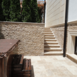 Placaj Travertin Noce Scapitat 7.5 x LL x 2.1 cm