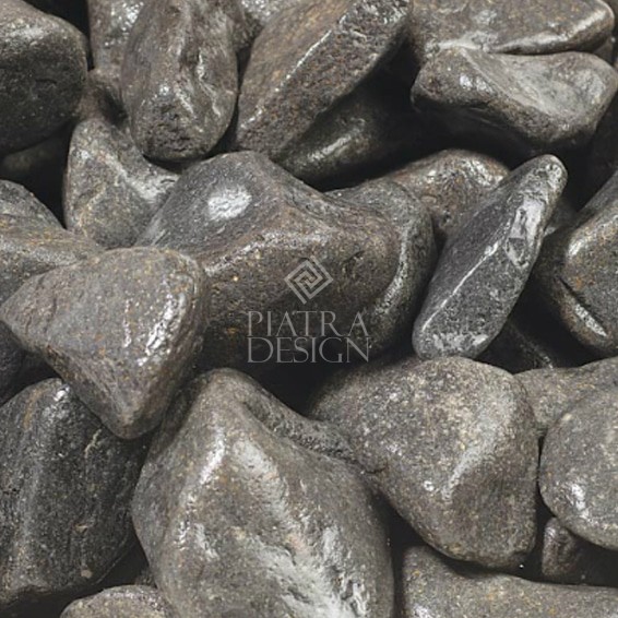 Piatra Peisagistica Bazalt Piatra Decorativa Bazalt 4-6 cm - imagine 1