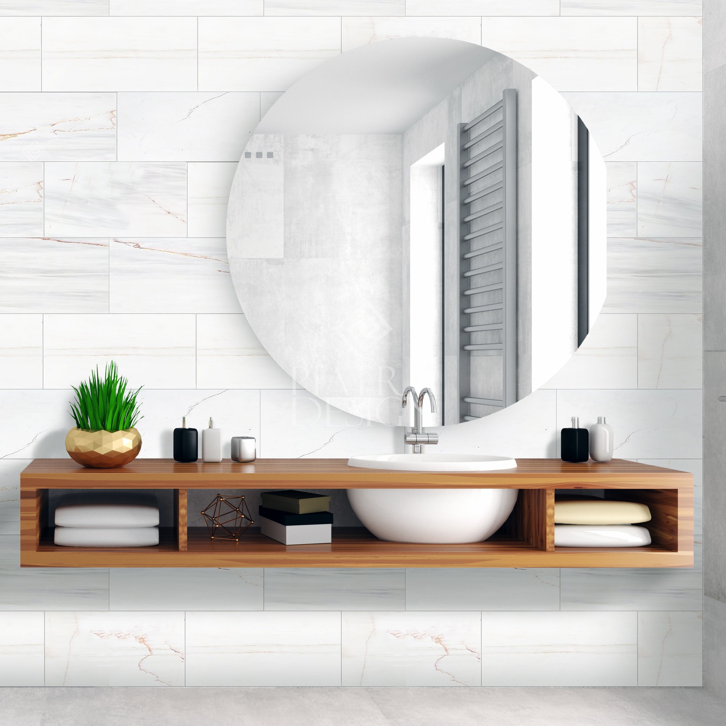 Placi Marmura Golden Venato Lustruit 30.5 x 61 x 1 cm Placi Marmura Golden Venato Lustruit 30.5 x 61 x 1 cm - imagine 1
