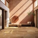 Placi Travertin Noce CC Lustruit Chituit Eco 30.5 x 61 x 1.2 cm