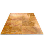 Placi Travertin Golden Lustruit Chituit 30.5 x 61 x 1.2 cm - imagine 2