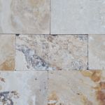 Placi Travertin Antique Blend Antichizat 7.5 x 15 x 1 cm