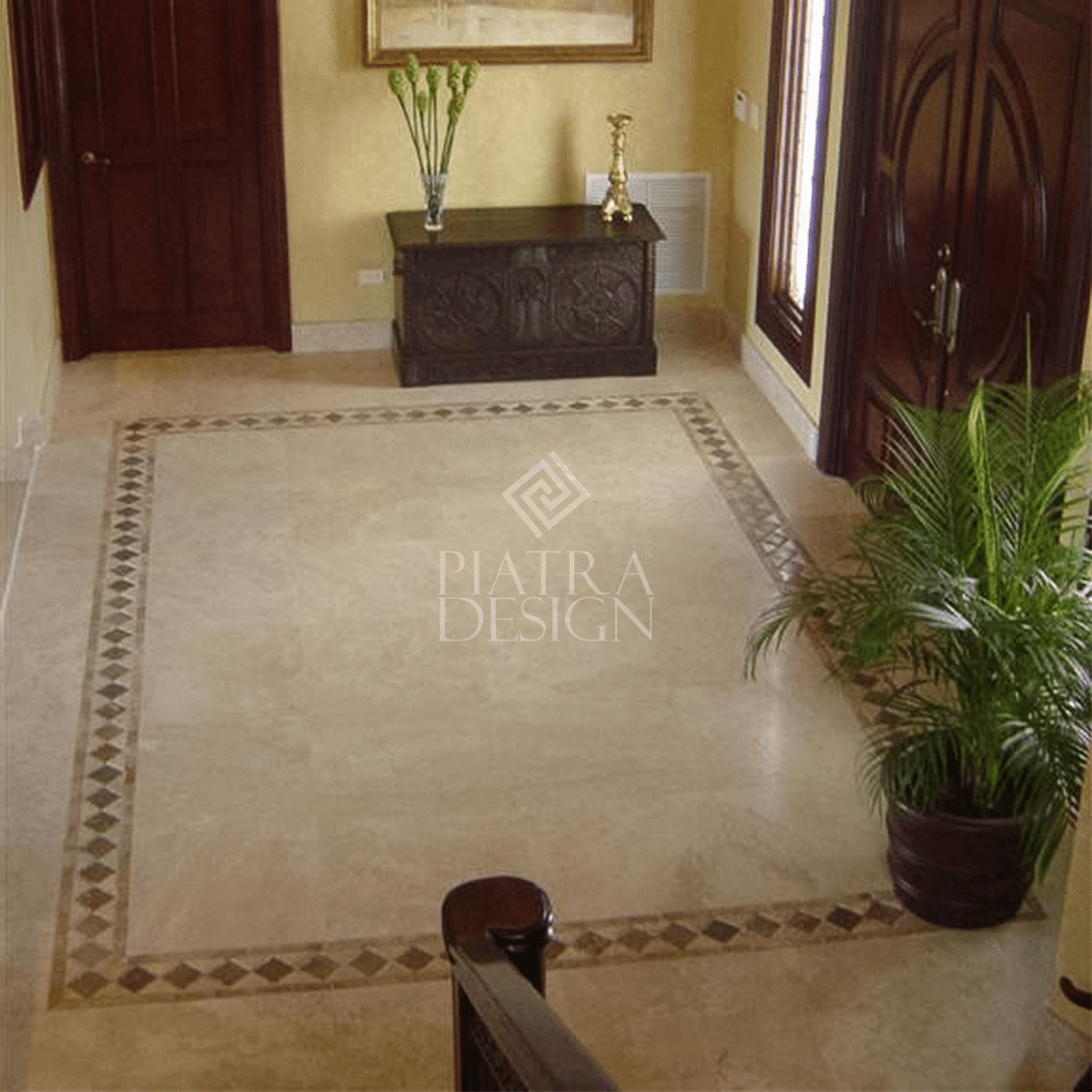 Placi Travertin Classic CC Slefuit Chituit Eco 61 x 61 x 1.2 cm Placi Travertin Classic CC Slefuit Chituit Eco 61 x 61 x 1.2 cm