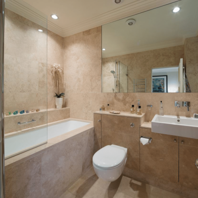 Placi Travertin Classic CC Slefuit Chituit Eco 61 x 61 x 1.2 cm