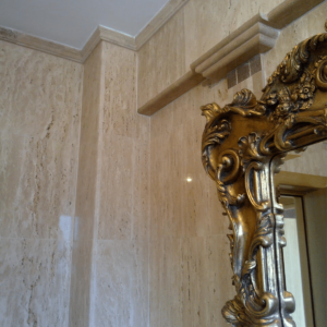 Placi Travertin Classic Epoxy VC Lustruit Chituit 30 x 60 x 1.5 cm