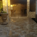 Placi Travertin Classic Rustic Slefuit Chituit 10 x 20 x 1 cm