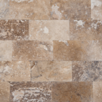 Placi Travertin Classic Rustic Slefuit Chituit 10 x 20 x 1 cm