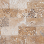 Placi Travertin Classic Rustic Slefuit Chituit 7.6 x 15 x 1 cm