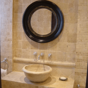 Placi Travertin Classic Antichizat 10 x 10 x 1 cm