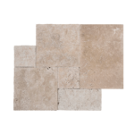 Placi Travertin Classic Antichizat Pattern Set x 3 cm