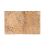 Placi Travertin Gold Antichizat 1LSF - 1 lungime bastonata 40.6 x 61 x 5 cm