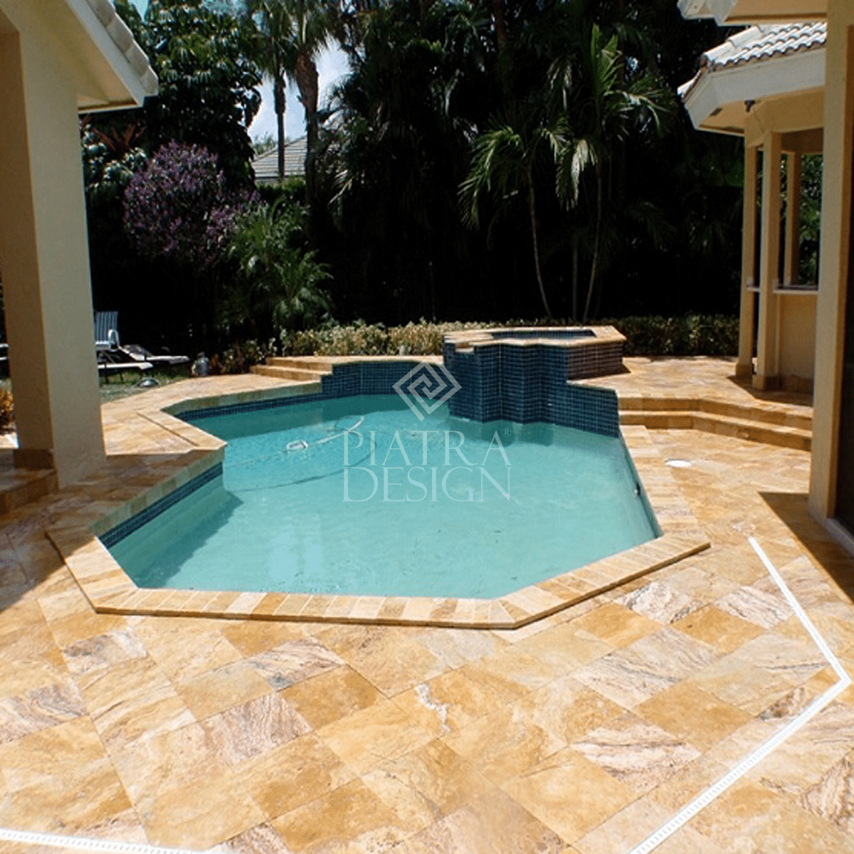 Placi Travertin Golden Slefuit Chituit 45.7 x 45.7 x 1.2 cm Placi Travertin Golden Slefuit Chituit 45.7 x 45.7 x 1.2 cm