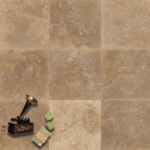 Placi Travertin Noce CC Lustruit Chituit Eco 45.7 x 45.7 x 1.2 cm