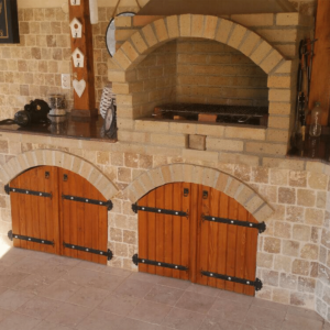 Placi Travertin Noce Rustic Antichizat 10 x 10 x 1 cm