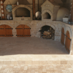 Placi Travertin Noce Rustic Antichizat 10 x 10 x 1 cm